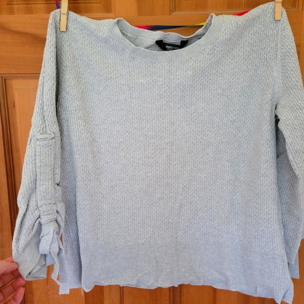 3/4 Drawstring Sleeve sweater